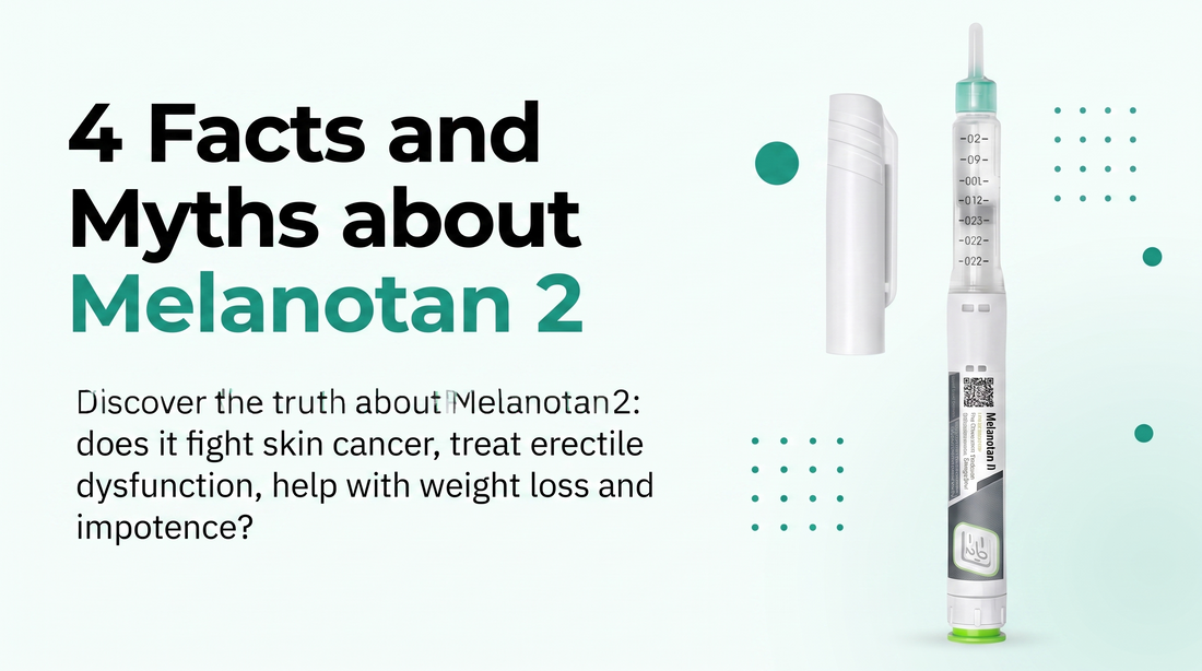 Melanotan 2 peptid – fakta och myter om melaninproduktion, erektil funktion och forskning från Pen Peptide